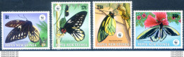 Fauna. Farfalle 1988. - Papoea-Nieuw-Guinea