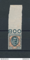 1923 Regno D'Italia - N. 150, Floreale, 2 Lire Verde Grigio E Arancio, Ottima Centratura - Bordo Di Foglio - MNH** - Otros & Sin Clasificación