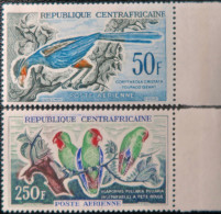 R2452/1840 - CENTRAFRIQUE - 1962/1963 - POSTE AERIENNE - N°7 à 8 NEUFS** BdF - República Centroafricana