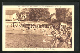 CPA Seiches-sur-le-Loir, Les Tanneries Angevines, Association Sportive Séchoise: Le Stade Nautique  - Seiches Sur Le Loir