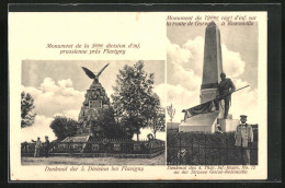 CPA Flavigny, Monument Der 5. Division, Monument Des 4. Thür. Inf.-Regts. Nr 72  - Autres & Non Classés