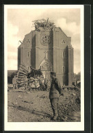 CPA Guillemont, L'Église Nach Der Sprengung  - Andere & Zonder Classificatie