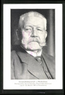 AK Ganzsache PP 92C1: Generalfeldmarschall V. Hindenburg, II. Deutscher Fliegerwiedersehenstag Braunschweig 1927  - Personajes Históricos