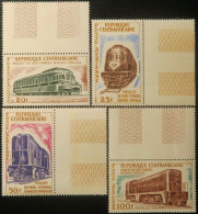 R2452/1841 - CENTRAFRIQUE - 1963 - POSTE AERIENNE - SERIE COMPLETE - N°12 à 15 NEUFS** BdF - Centrafricaine (République)