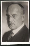 Fotografie Portrait Dr. Heinrich Ritter Von Srbik, Universitätsprofessor Minister A. D. 1935  - Berühmtheiten