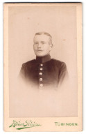 Fotografie Atelier Schloss, Tübingen, Uhlandplatz 22, Portrait Württembergischer Soldat In Uniform  - Anonymous Persons