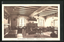 AK Berchtesgaden, Gasthaus Hofbräuhaus, Blaues Zimmer, Innenansicht  - Berchtesgaden