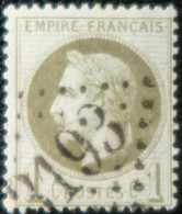 X1268 - FRANCE - NAPOLEON III Lauré N°25 - GC 3193 : ROMILLY SUR SEINE (Aube) INDICE 3 - 1863-1870 Napoleon III With Laurels