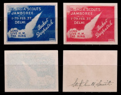 IND-01- INDIA - 1937 - MNH - SCOUTS- ROCKET MAIL -ALL-INDIA SCOUTS JAMBOREE DELHI'37 - 1936-47 Roi Georges VI