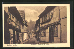 AK Stolberg Im Harz, Neustadt Mit Blick Auf Das Schloss  - Stolberg (Harz)