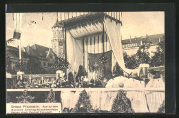 AK Köln, XX. Intern. Eucharistischer Congress Zu Köln 1909, Grosse Prozession, Altar Auf Dem Neumarkt  - Koeln