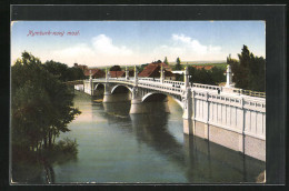 AK Nimburg / Nymburk, Brücke Mit Dahinterliegendem Ort  - Czech Republic