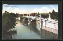 AK Nimburg / Nymburk, Partie Mit Fluss Und Brücke  - Czech Republic