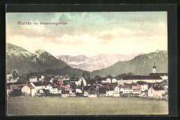 AK Murnau, Panorama Mit Wettersteingebirge  - Other & Unclassified