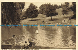 R645034 Bromley. Children Boating Pool. Church House Gardens. Photochrom - Monde