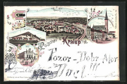 Lithographie Kralupy N. V., Pod Skalou, Namesti, Sokol  - Tchéquie