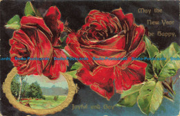 R645721 May The New Year Be Happy. Roses. No. 868. Postcard - Monde