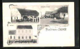 AK Senec, Hostinec P. Truksy, Skola  - Tchéquie