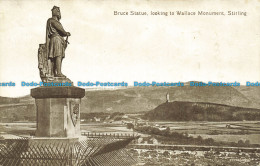 R646947 Stirling. Bruce Statue. Looking To Wallace Monument. Valentines Series - Monde