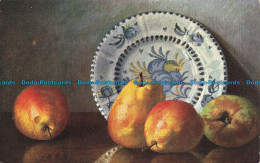 R645733 Still Life. Pears And Plate. Ernest Nister. Series No. 52 - Monde