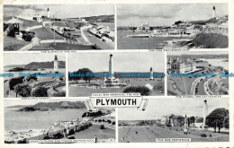 R646958 Plymouth. The Hoe Promenade. Smeaton Tower. Naval War Memorial. Multi Vi - Monde