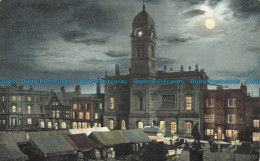 R645064 Derby. View Of The Bell Tower. Valentine Moonlight Series - World