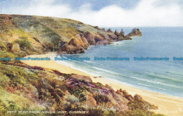 R645068 Guernsey. Petit Port From Moulin Huet. Valentine. Art Colour. E. W. Tric - Monde