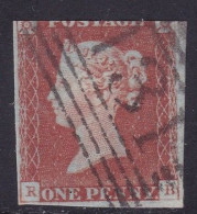 GB Victoria Penny Red Imperf  With Scottish Type Cancel  ; Good Used (RB) 131 Edinburgh - Oblitérés