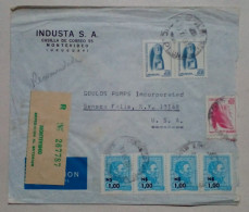 Uruguay - Enveloppe Circulée Avec Timbres Sur Le Thème De La Culture (1977) - Uruguay