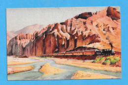 926 ARGENTINA JUJUY QUBRADA DE HUMAHUACA RARE POSTCARD - Argentine