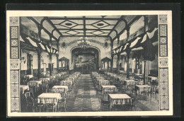 AK Lübeck, Restaurant Gesellschaftshaus Adlershorst, Innenansicht  - Luebeck