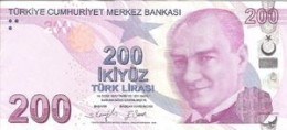 Turkey 2009 AUNC 200 Lira Banknote P227e - Turkey