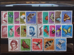 SVIZZERA - 5 Serie Pro Juventute 1951/55 - Nuovi ** (sottofacciale) + Spese Postali - Unused Stamps