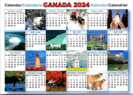 28-5-2024 (6 Z 21) Canada (posted To Australia In 2024) Calendrier 2024 / Calendar - Unclassified
