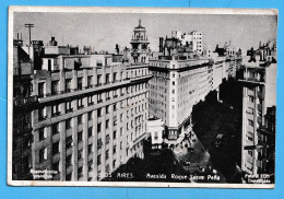 932 ARGENTINA BUENOS AIRES AVENIDA ROQUE SAENZ PEÑA RARE POSTCARD - Argentinien