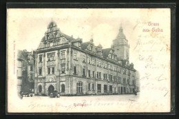 Relief-AK Gotha, Rathaus  - Autres & Non Classés
