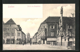 AK Leoben, Strassenpartie Am Hauptplatz  - Autres & Non Classés