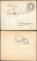 Chile Valdivia 5c Postal Stationery Cover Mailed To Valparaiso 1912 - Chili