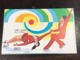 VIET  NAM  STAMPS BLOCKS STAMPS-70(1989 Figure Skating)1 Pcs Good Quality - Viêt-Nam