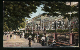 AK Bad Homburg V. D. H., Kurhaus-Terrasse  - Bad Homburg