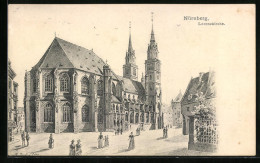 AK Nürnberg, Lorenzkirche  - Nuernberg
