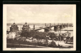 AK Mainz, Strassenbrücke über Den Rhein  - Mainz