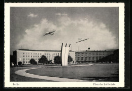 AK Berlin-Tempelhof, Platz Der Luftbrücke Am Flughafen  - Altri & Non Classificati
