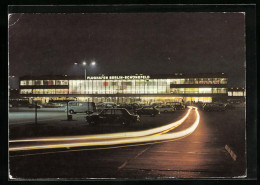 AK Berlin-Schönefeld, Flughafen Bei Nacht  - Altri & Non Classificati