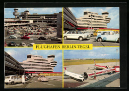 AK Berlin-Tegel, Vier Ansichten Vom Flughafen  - Otros & Sin Clasificación