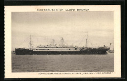AK Doppelschrauben-Salondampfer Friedrich Der Grosse  - Passagiersschepen