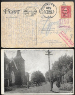 USA Auburn PA Postage Due Postcard Mailed To Germany 1926 - Cartas & Documentos