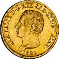 Royaume De Sardaigne - 20 Lire Charles Félix 1828 Turin - Piémont-Sardaigne-Savoie Italienne