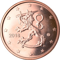 Finlande, 5 Euro Cent, 2018, Vantaa, SPL, Copper Plated Steel - Finlande