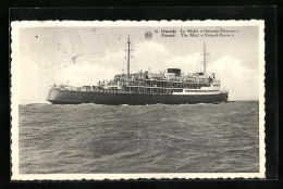 AK Ostende, La Malle Ostende-Douvres, Passagierschiff  - Steamers